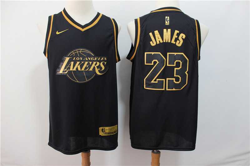 Lakers 23 Lebron James Black Gold Nike Swingman Jersey (1),We sell and wholesale Lakers 23 Lebron James Black Gold Nike Swingman Jersey (1) on line form chian!
